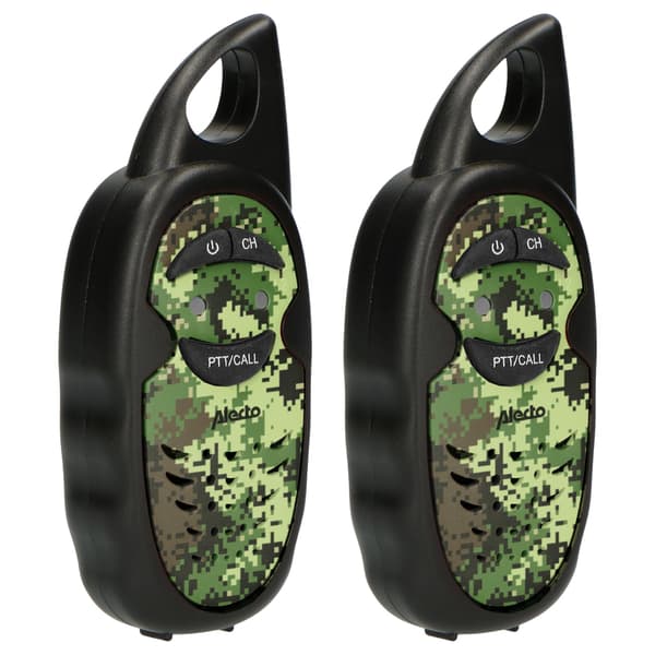 Walkie-talkies för barn, 3 km räckvidd, 2-pack
