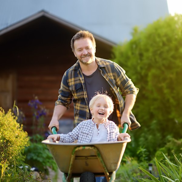 Hjul til trillebør 4,80 4,00-8 med aksel