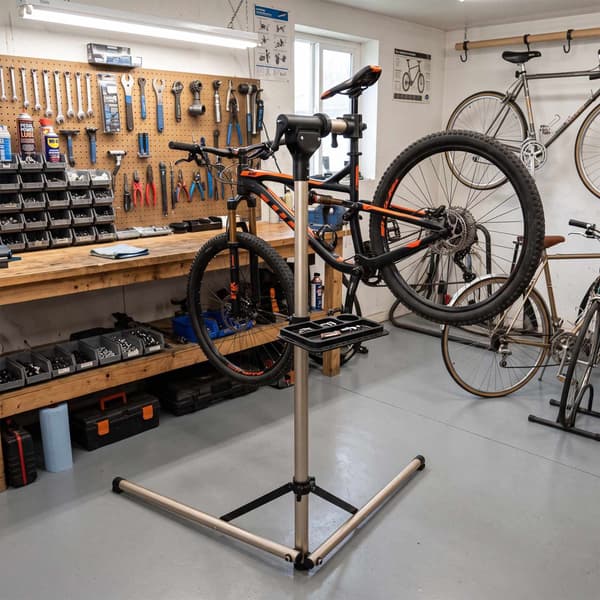 Elcykelreparationsställ, 50 kg kapacitet, guld