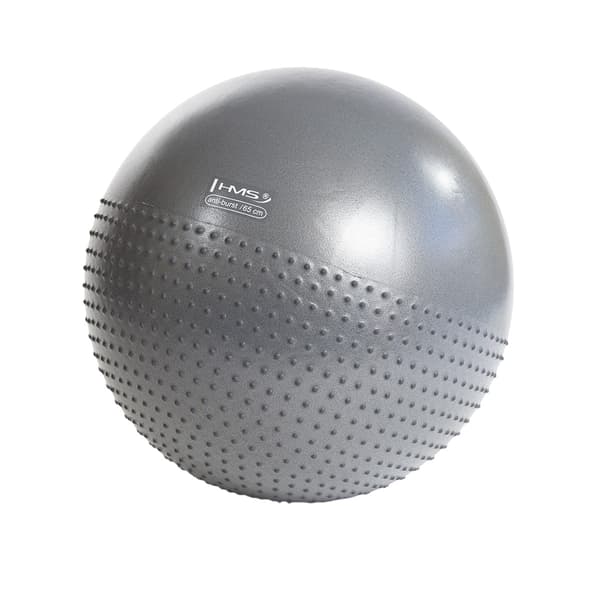 65 cm grå gymboll – anti-burst, halkfri