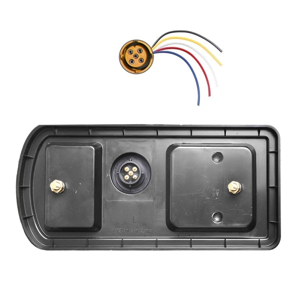 Baglygte 5 funktioner 225x105mm 43LED tilbage i blister