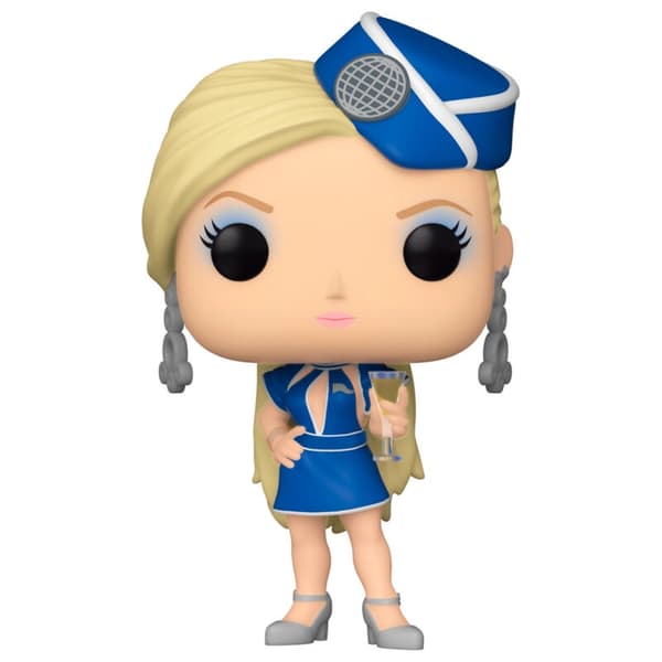 POP-figur Britney Spears Stewardesse