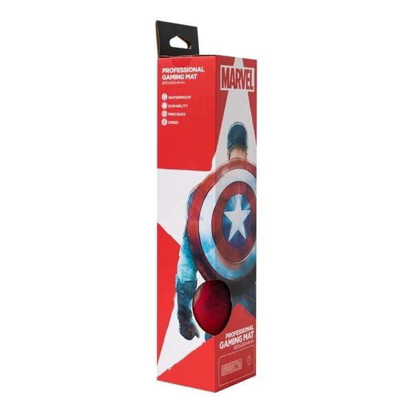 Captain America spillebordsmåtte, stor størrelse, holdbart materiale