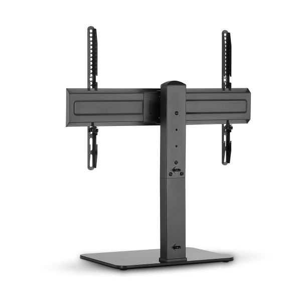 Fast TV Stand | 37 - 70 " | Maksimal vægt: 40 kg | Justerbare forudfastsatte højder | Hærdet Glas / Stål | Sort