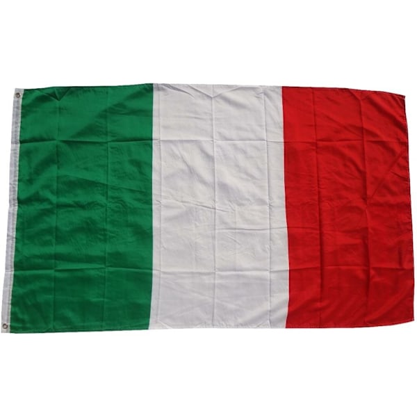 Italien flag 90 x 150 cm flag med 2 øjer 100g/m² stofvægt hejseflag til stang