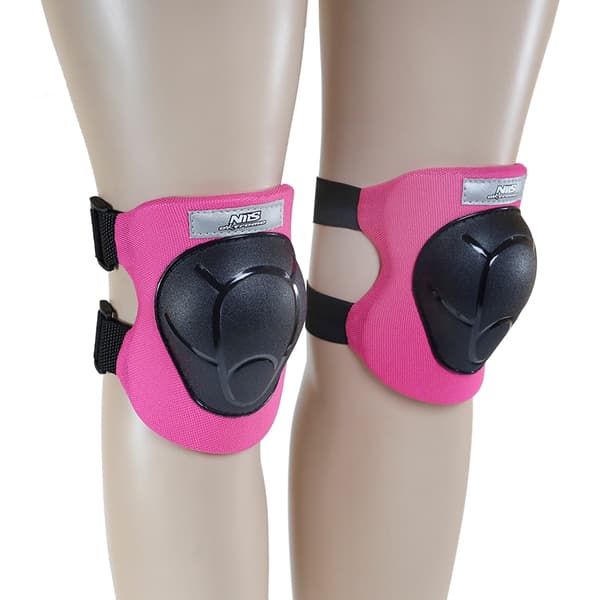 Beskyttelsessæt, størrelse S, sort-pink