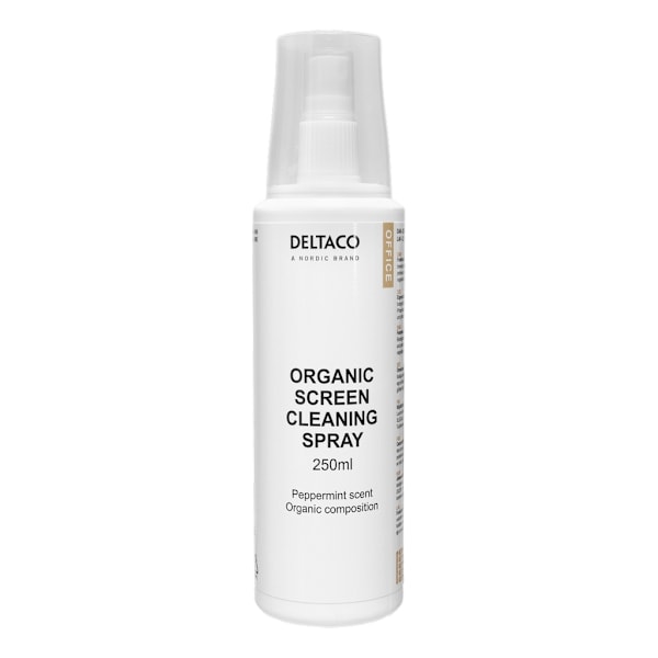 Deltaco OFFICE Organic Cleaning Spray näytöille, 250ml