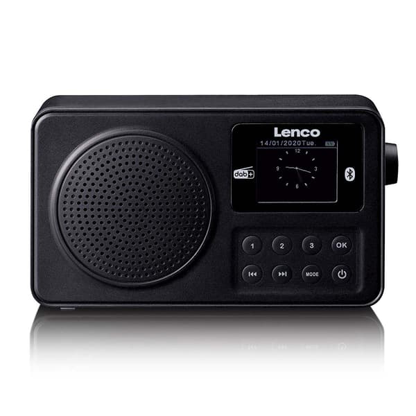 Bærbar DAB+/FM-radio med Bluetooth® Sort