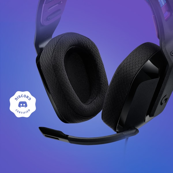 Logitech G335 - spelheadset, svart