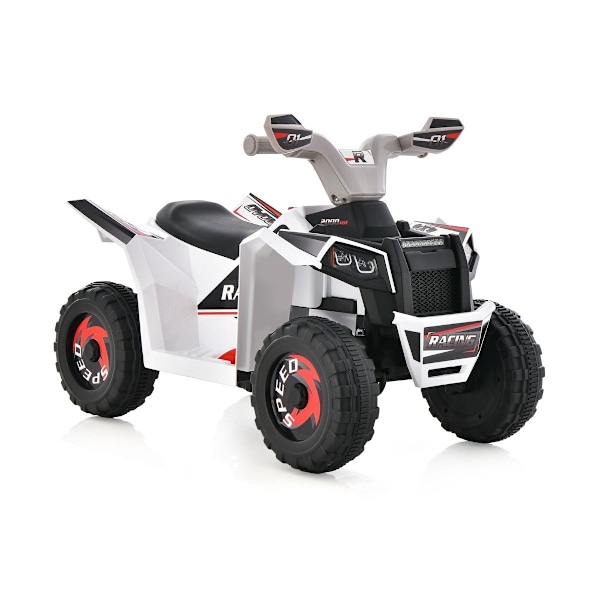 6V børne quad elektrisk med frem/tilbage kontakt børne quad mini elektrisk quad hvid