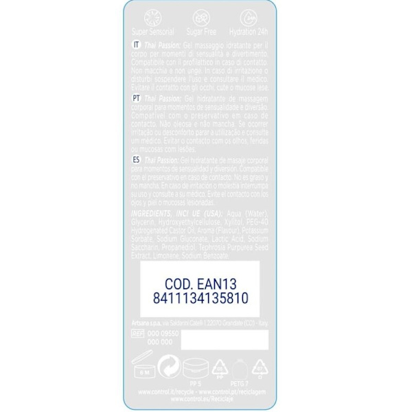Control - 2 En 1 Massage & Pleasure Thai Passion 200 ml