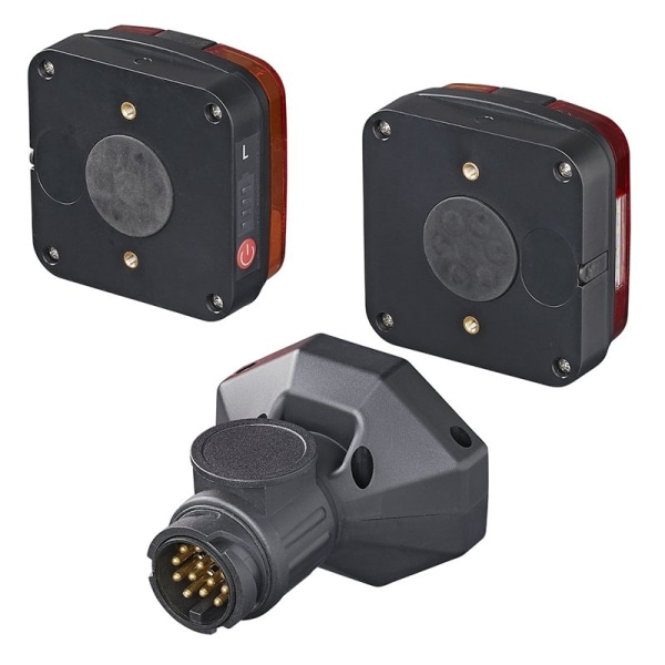 Trailerlygter LED med magneter trådløs (Bluetooth) 13-polet