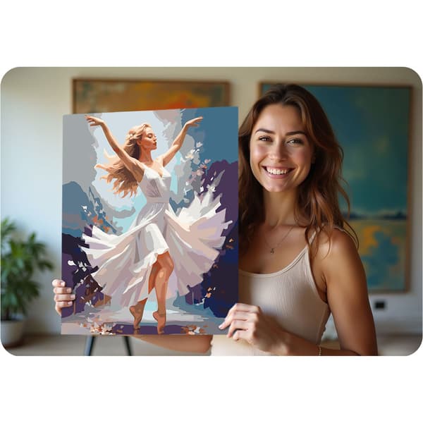 Målning efter siffror 40x50 cm Massido Dancing Woman