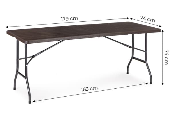 Fällbart trädgårdsbankett cateringbord 180cm