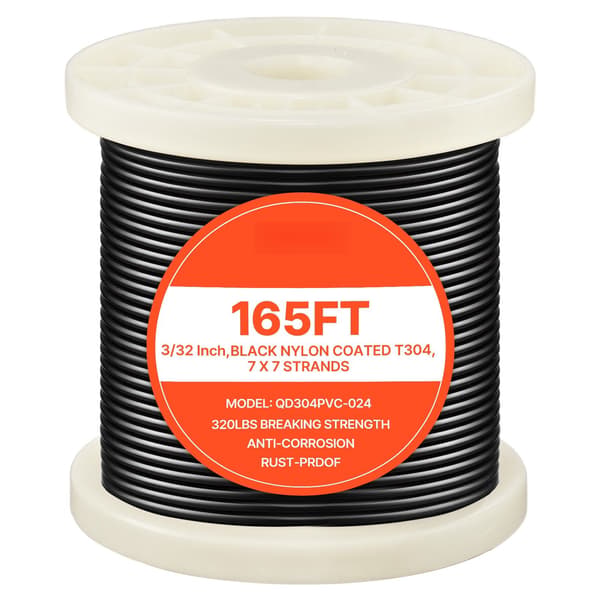 Rustfrit stålwiresæt, 3/32 tommer x 165 fod