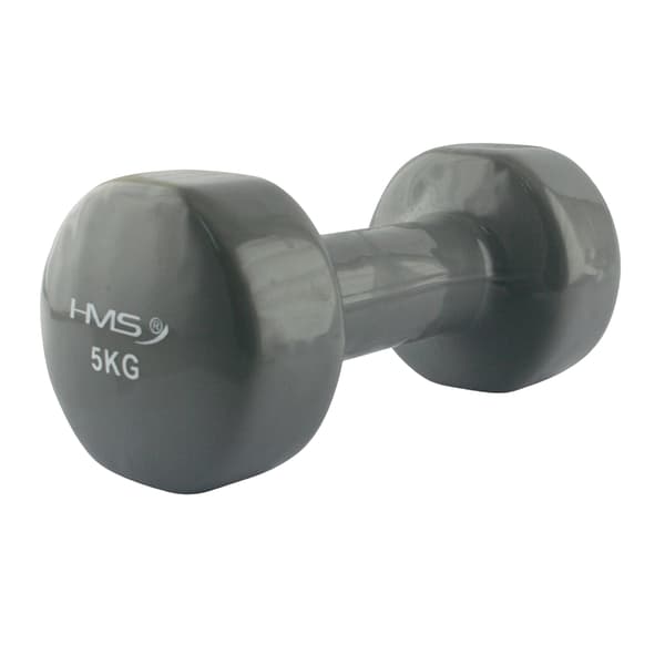 Vinyldoppningshantel 5 kg – halkfritt grepp