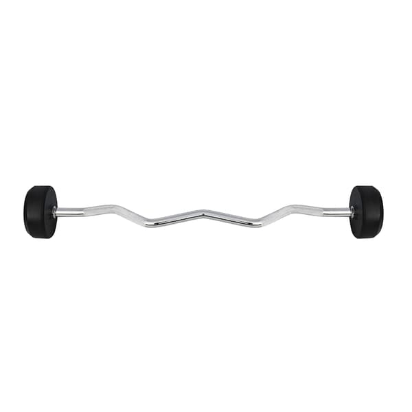 35 kg Gummibelagd Curl Bar