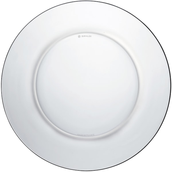 Duralex LYS pladeplade transparent 235 x 20 mm - sæt med 6 stk.
