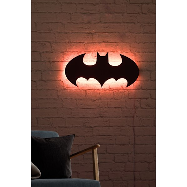Koristeellinen led-valaistus Batman - punainen