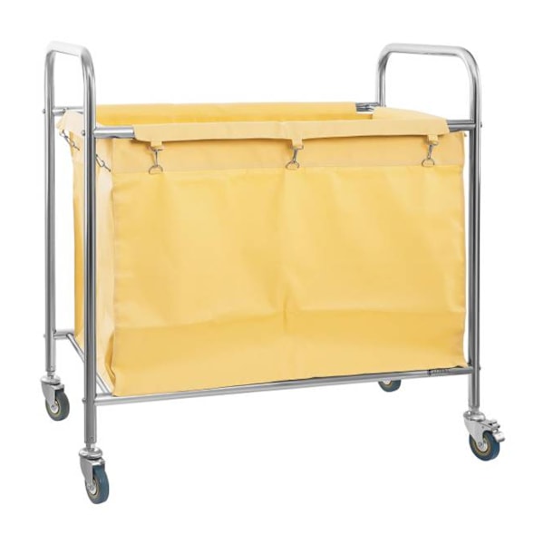 Smutstvättvagn, rostfritt stål, 250L