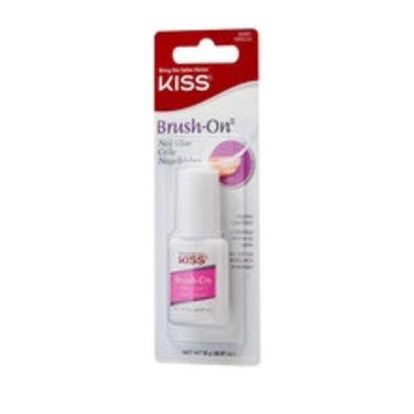 Kiss My Face - Brush-On Nail Glue - Quick-drying nail glue with