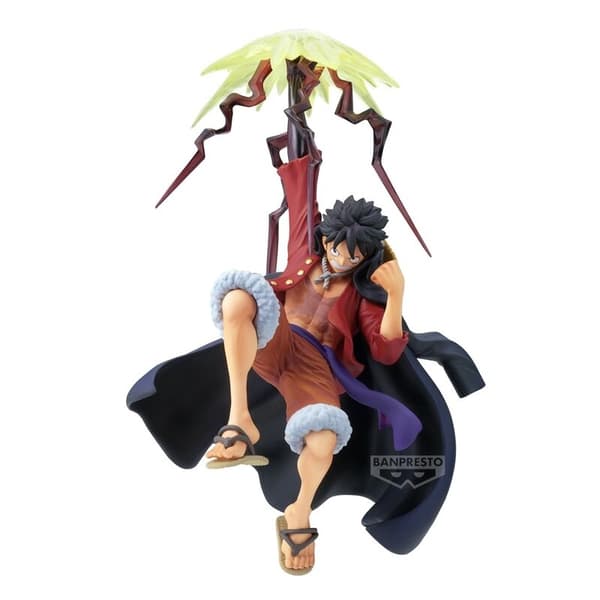 One Piece Monkey D Luffy Battle Record -figuuri, 15 cm pitkä