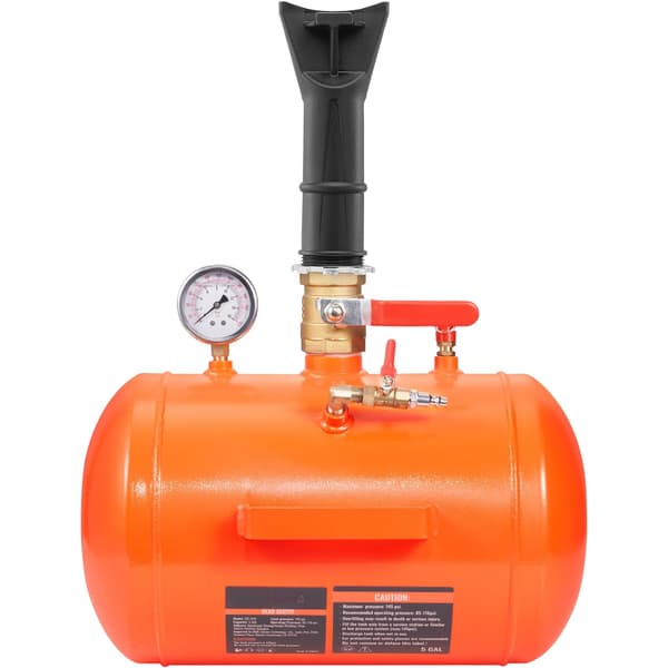 Däckpärlsäte 5 gallon, 145 psi luftpärlsprängningsmätare