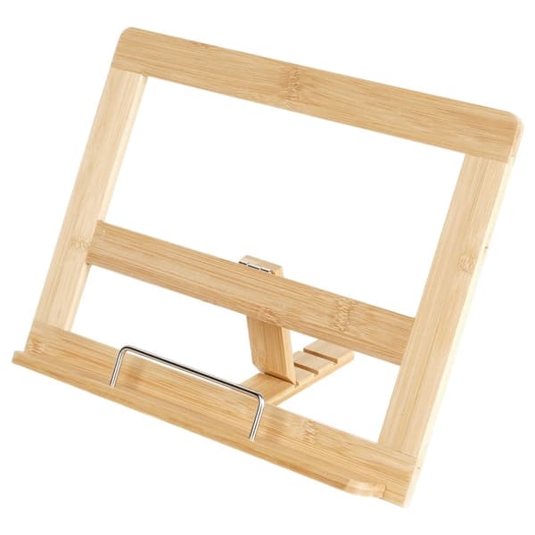 Bambuinen säädettävä kirjateline – 32 x 23 cm