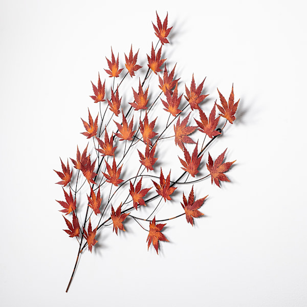Dekorativt metallväggstillbehör Acer Palmatum