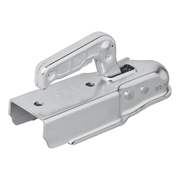 Kuglekobling stål lodret 2 huller firkantet 70mm 1300kg bremset