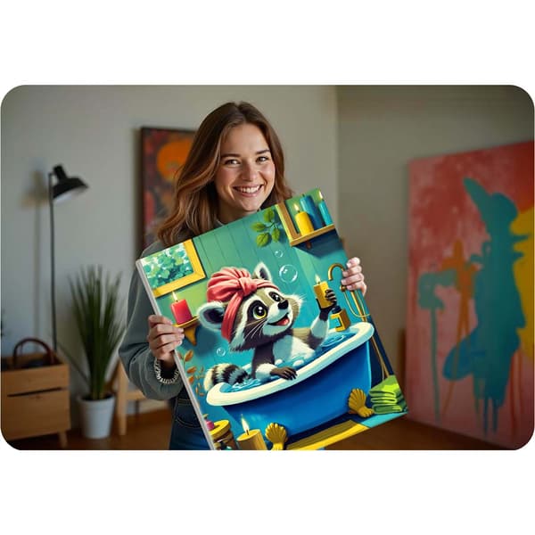 Mal efter tal-sæt 40x50 cm – Raccoon Design