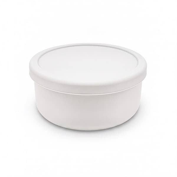 Silikonformade pizzadegslådor med lock, 4-pack