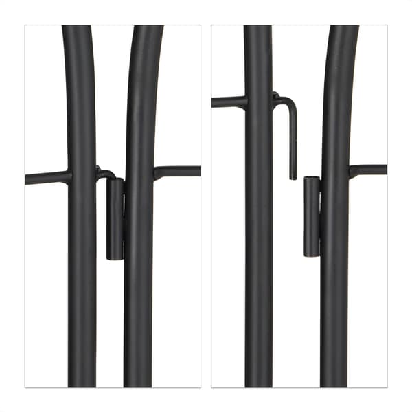 Spaljé 150 cm set om 2 svarta