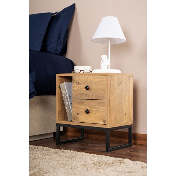 Natbord Glimmer - Atlantic Pine, Sort