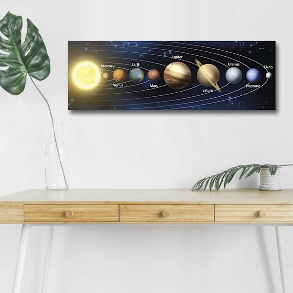 Dekorativ LED-belyst canvasmålning 3090NASA-021