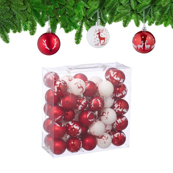 Ren julgranskulor Set, 50 stycken