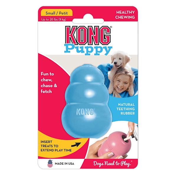 KONG Puppy M 8,6 cm Blå eller Rose