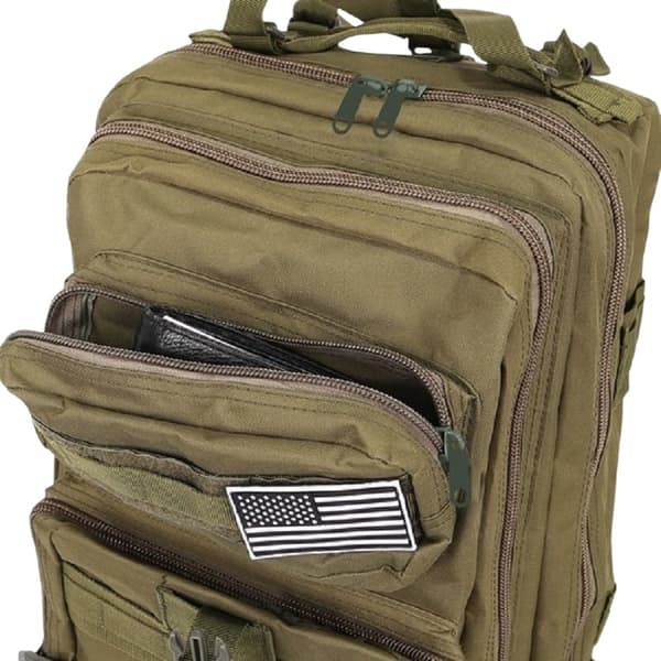 XL militär ryggsäck, grön