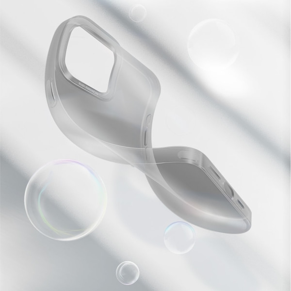 Läpinäkyvä geeli iPhone 13 Pro Simple Series Case musta