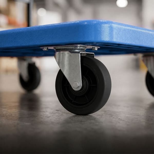 Sammenklappelig platformsvogn, 300 kg kapacitet - Blå