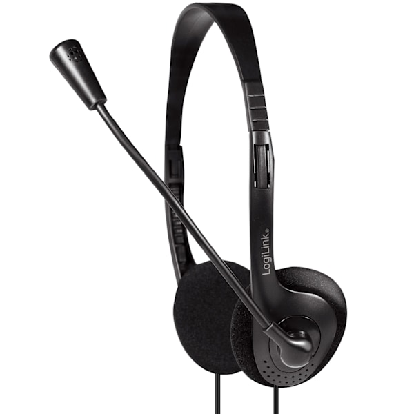 PC headset Stereo med mikrofon 1x3,5mm stik