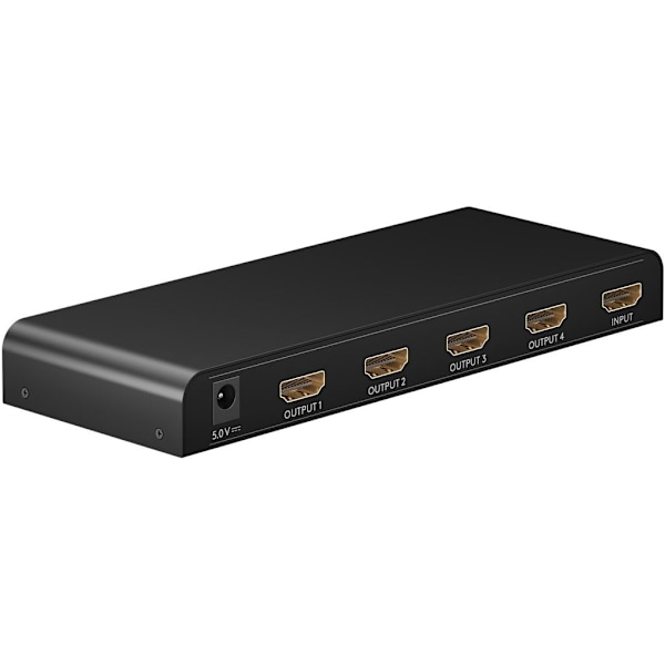 Goobay 1 till 4 HDMI Splitter - Svart