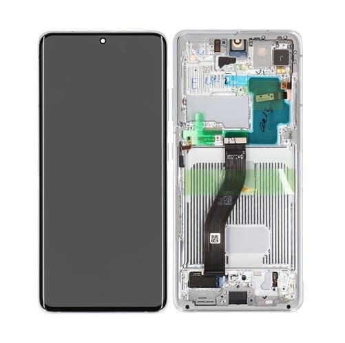 Galaxy S21 Ultra 5G LCD-skærm Phantom Silver