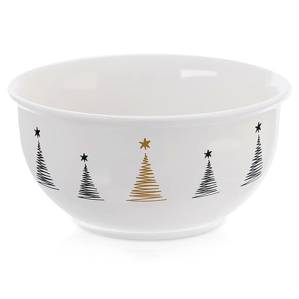 Julporslinsskål JULTRÄD 13,5 cm, 560 ml