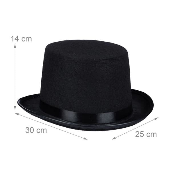 Hög hatt svart