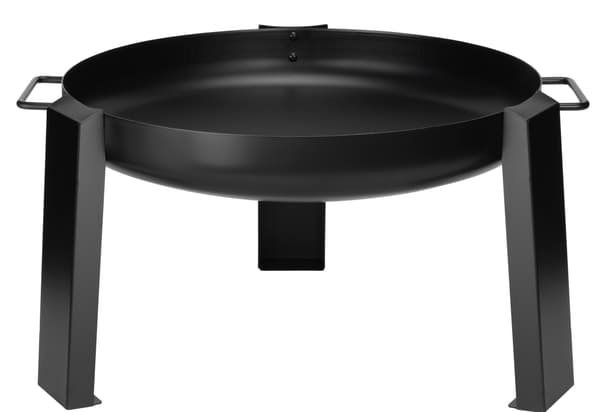 Stålbålsted, 60 cm diameter, varmebestandig maling