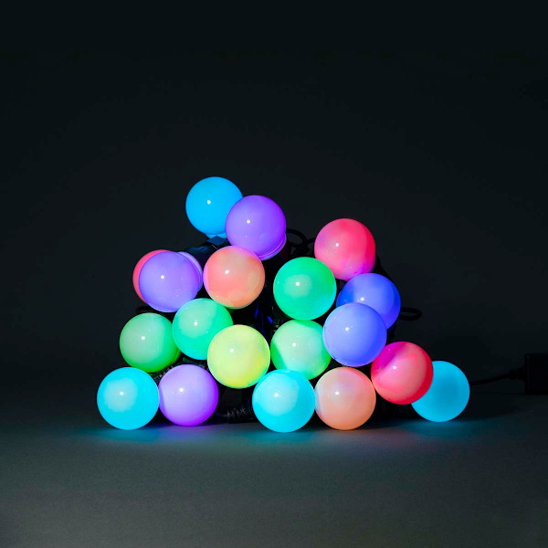 SmartLife Julbelysning | Festljus | Wi-Fi | RGB | 20 LED's | 10 m | Android™ / IOS | Glödlampediameter: 50 mm