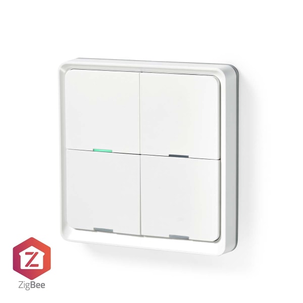 SmartLife Strömbrytare | Zigbee 3.0 | Väggfäste | Android™ / IOS | Plast | Vit