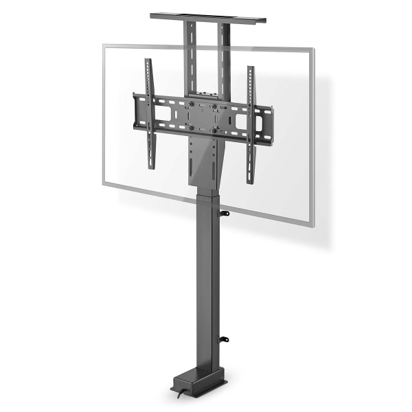 Motoriseret tv-lift | 37 - 80 " | Maksimal vægt: 60 kg | Indbygget skabsdesign | Løfteområde: 68 - 158 cm | Fjernstyret | ABS / Stål | Sort