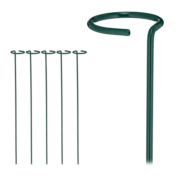 set med 6 växtpinnar i metall